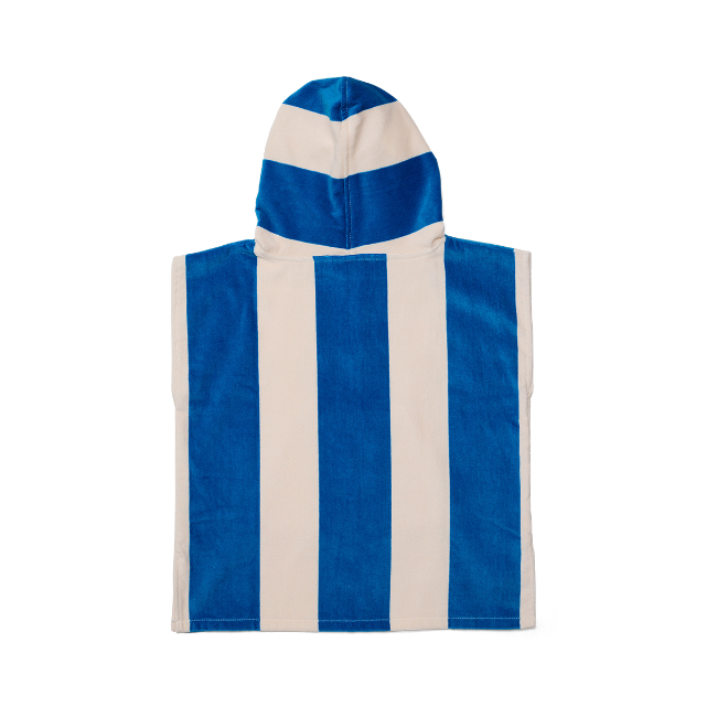 CRYWOLF Hooded Towel Deep Sea Stripe