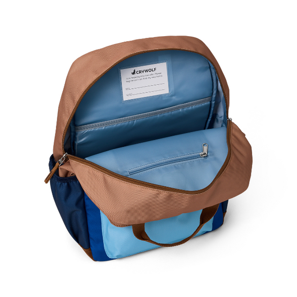 CRYWOLF Knapsack Deep Sea Colourblock