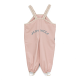Back view of CRYWOLF Rain Overalls Dusty Pink