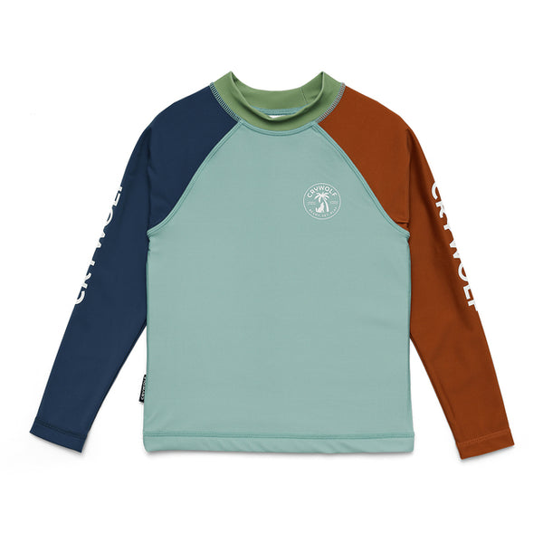 CRYWOLF Rash Vest - Ocean Colour Block