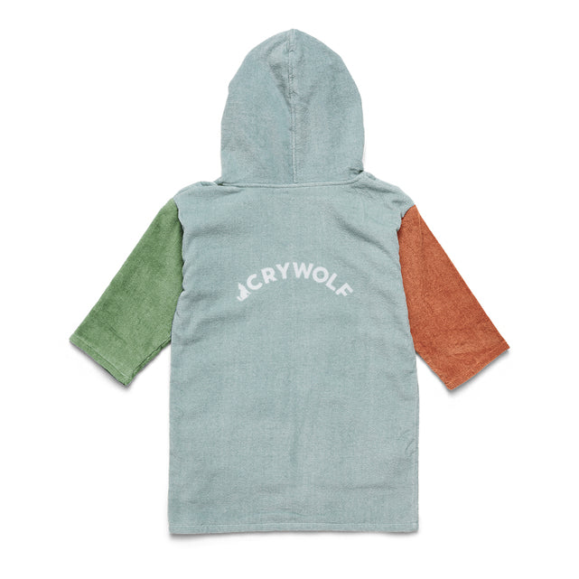 CRYWOLF Everywhere Zip-Up Towel - Ocean Colour Block