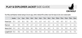 Crywolf Explorer Jacket size guide