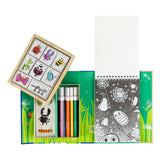TIGER TRIBE Colouring Set - Backyard Bugs contents