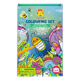 TIGER TRIBE Colouring Set - Backyard Bugs front cover