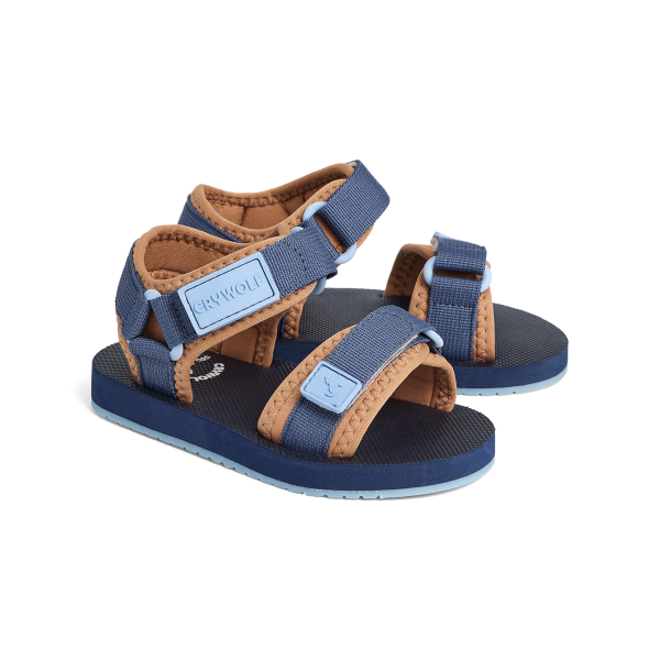 CRYWOLF Beach Sandal - Indigo pair