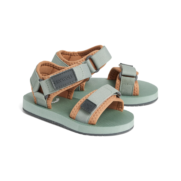 CRYWOLF Beach Sandal - Sage pair