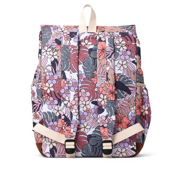 CRYWOLF Knapsack - Tropical Floral back view