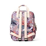 CRYWOLF Mini Backpack - Tropical Floral back view