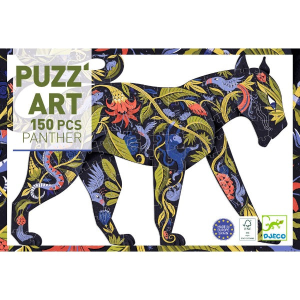 DJECO Panther 150pc Art Puzzle boxed