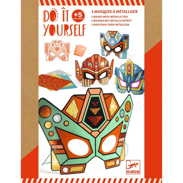 DJECO Do It Yourself Super Robots Masks boxed