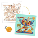 DJECO Animal Warriors Colouring instructions