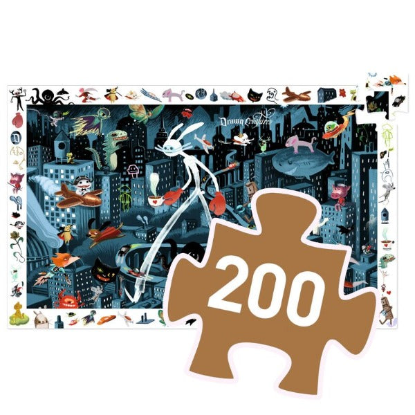 DJECO Night City 200pc Observation Puzzle