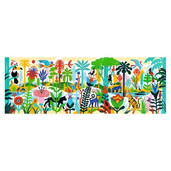 DJECO Jungle 100pc Gallery Puzzle completed
