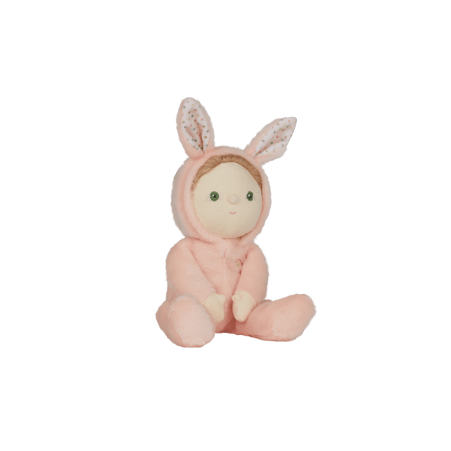 OLLI ELLA Dinky Dinkum Fluffle Family - Babbit Bunny - angle view