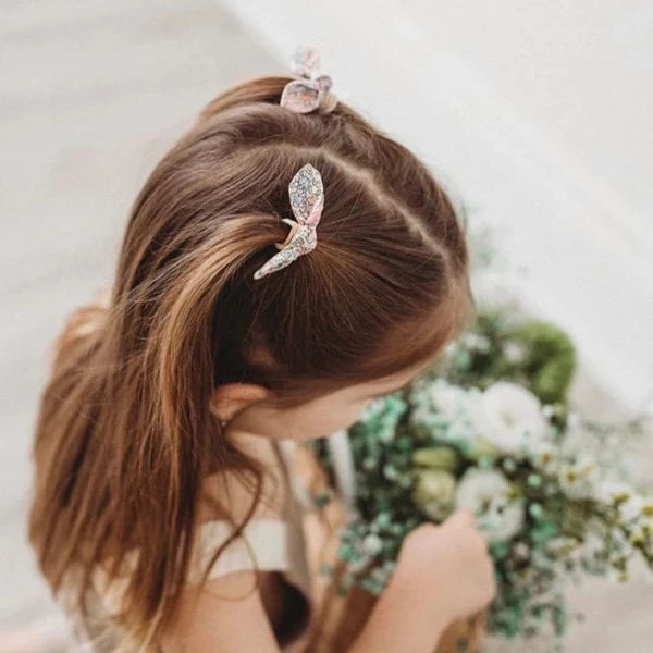 Girl wearing JOSIE JOAN'S Lillia Bunny Ties