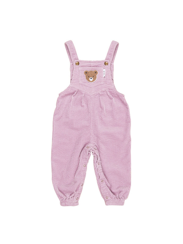 HUXBABY Orchid Cord Overalls