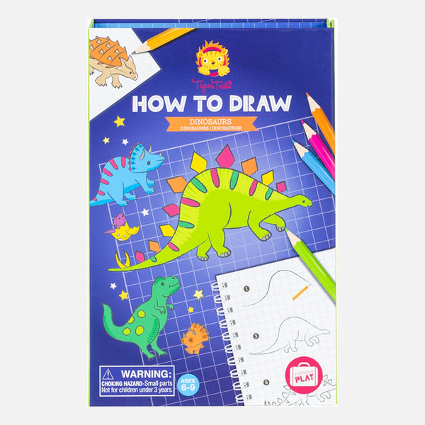 TIGER TRIBE How to Draw - Dinosaurs boxed