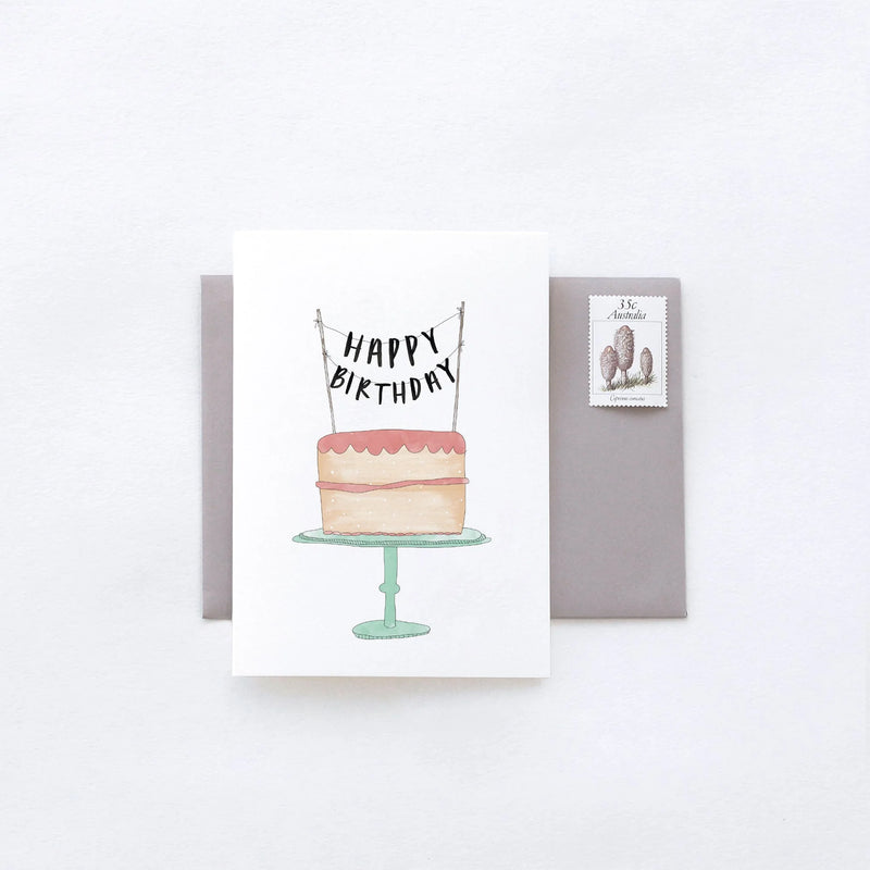 IN THE DAYLIGHT - Birthday Cake Greeting Card with envelope