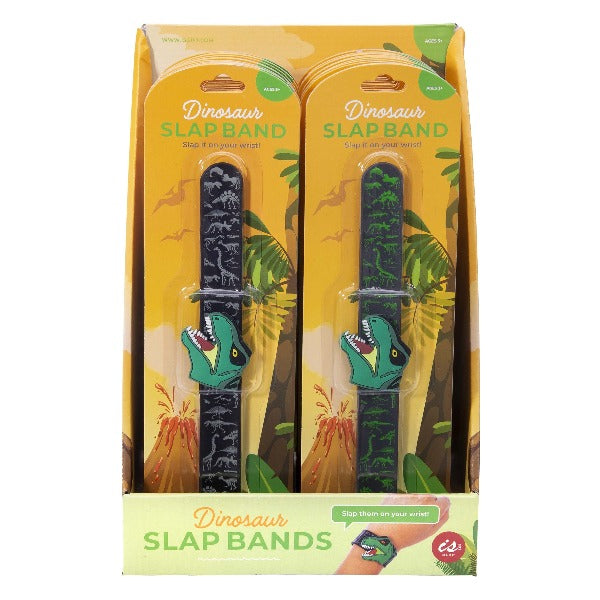 IS GIFT Dinosaur Slap Bands display
