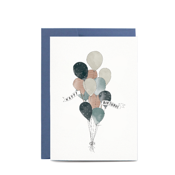 IN THE DAYLIGHT - Birthday Balloons Greeting Card