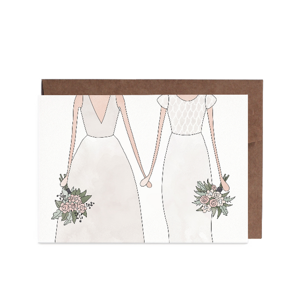 IN THE DAYLIGHT - Wedding Woman & Woman Greeting Card