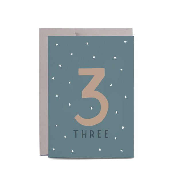 IN THE DAYLIGHT - THREE 3rd Birthday Greeting Card