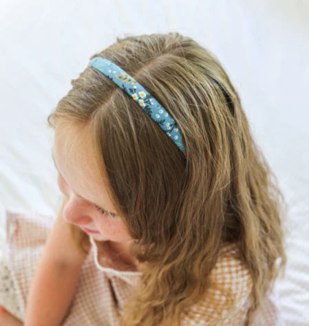 TOP VIEW OF Child wearing JOSIE JOAN'S Bethany Alice headband