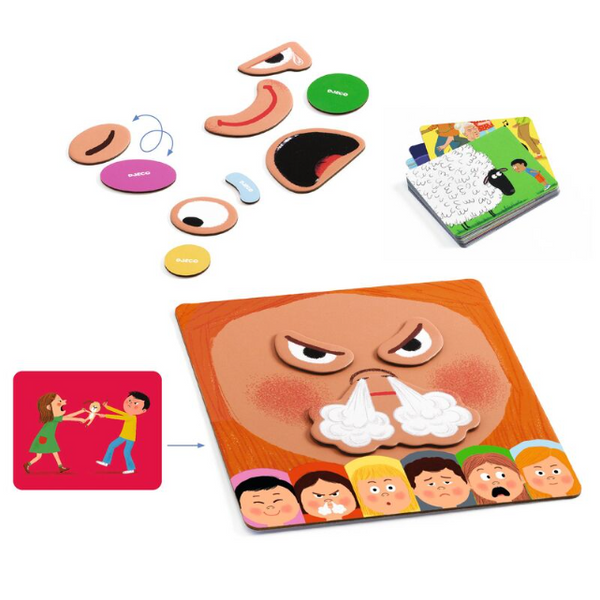 DJECO Emotion Magnetic Game contents