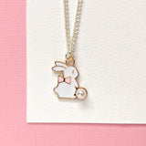 LAUREN HINKLEY Bunny Necklace