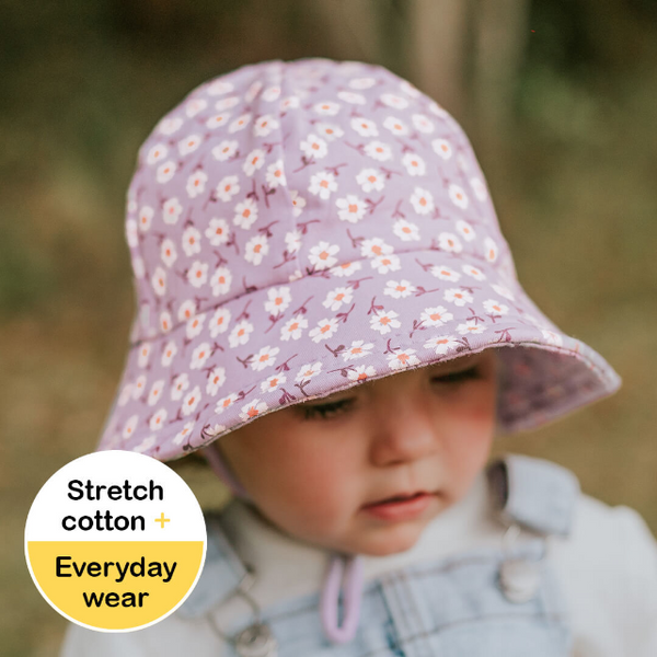 Toddler wearing BEDHEAD HATS Toddler Bucket Sun Hat - Lana