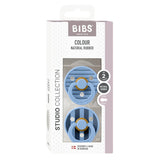 BIBS Studio Colour - Pin Sky Blue Mix 2 Pack