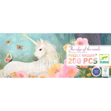 Unicorn puzzle packaging with colourful design and 'Djeco' branding