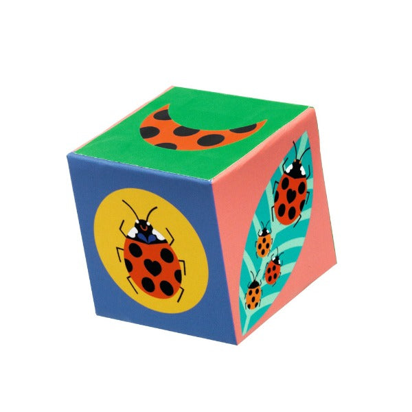 DJECO Wild Animal Blocks detailed view of ladybug