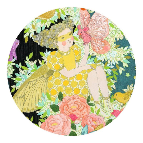 Detail image view of DJECO Flora's Tree 54pc Silhouette Puzzle
