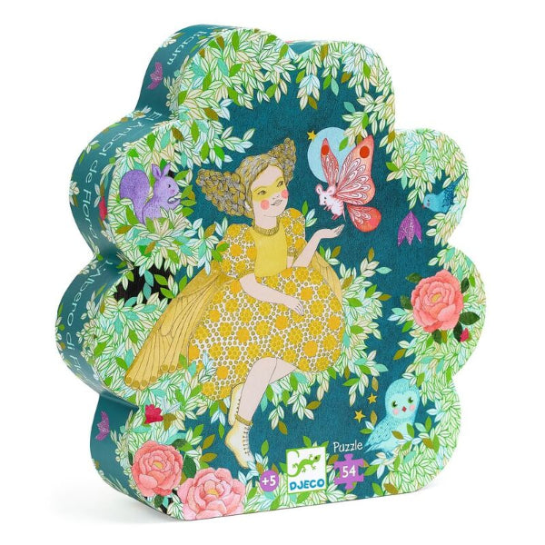 Silhouette box of DJECO Flora's Tree 54pc Silhouette Puzzle