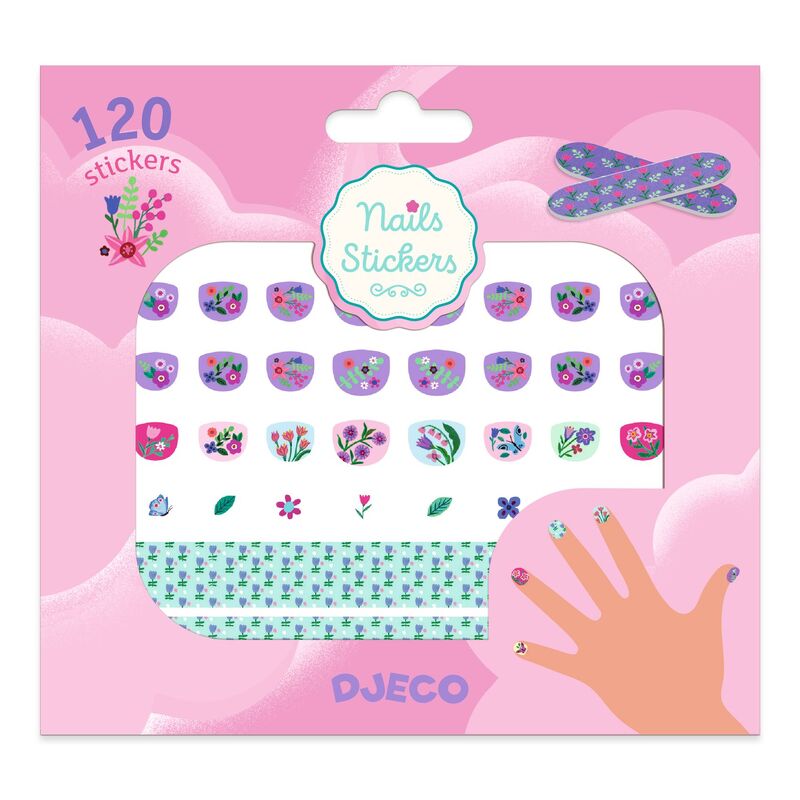 JUNO DJECO DJ9241 - 120 Petit Flowers Nail Stickers 