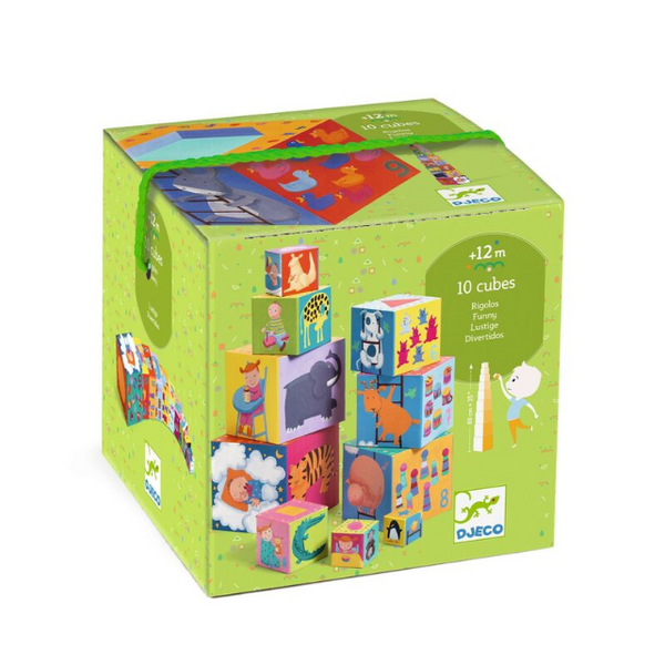 DJECO Funny Blocks boxed