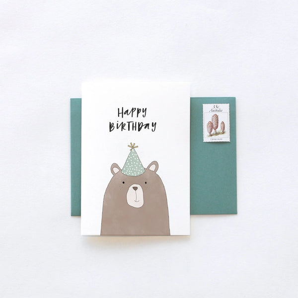 IN THE DAYLIGHT - Birthday Bear Greeting Card with envelope