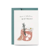 IN THE DAYLIGHT - Birthday Cocktail Greeting Card