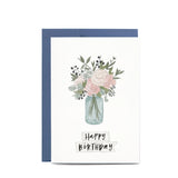 IN THE DAYLIGHT - Jar Of Flowers Greeting Card