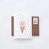 IN THE DAYLIGHT - Sweet Birthday Ice Cream Greeting Card WITH ENVELOPE