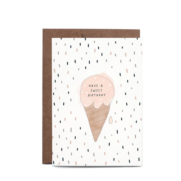 IN THE DAYLIGHT - Sweet Birthday Ice Cream Greeting Card