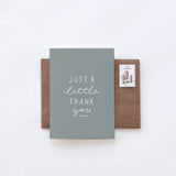 IN THE DAYLIGHT - A Little Thank You Greeting Card with envelope