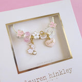 LAUREN HINKLEY Bunny Charm Bracelet BOXED