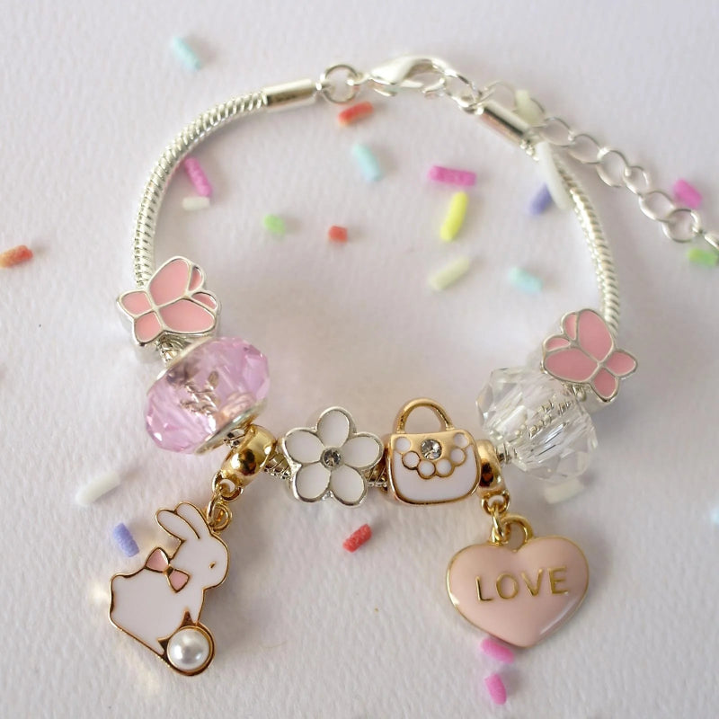 LAUREN HINKLEY Bunny Charm Bracelet