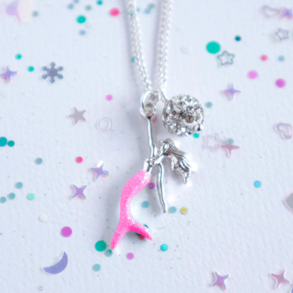 LAUREN HINKLEY Pink Mermaid Necklace