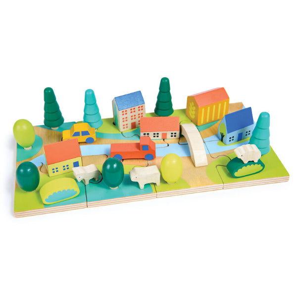 MENTARI Tiny Town Jigsaw