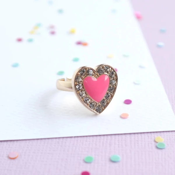 MON COCO Bling Heart Ring