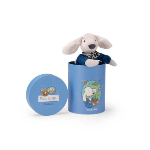 MOULIN ROTY Puce & Pilou - Pilou the dog in gift box