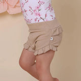 Detail view of child wearing SNUGGLE HUNNY Pebble Organic Bloomers